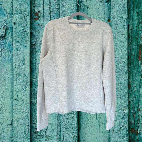 Salomon Women's Lightweight SOFT Sweatshirt Heathered Gray/White Large - Picture 9 of 9